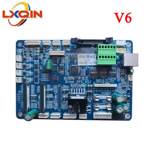 LXQIN New version XP600 Senyang board for Epson xp600 single head main board for Eco solvent printer