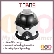 BUFFALO 牛头牌 TOROS 7L Air Fryer Pro Chef Plus Non Stick Coating Inner Pot 360° Turbo Heating 牛头牌7L空气气炸锅不沾涂层内胆360度自转设计(KWT01)