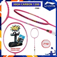 Raket Badminton Original Lining High Carbon HC 1200 HC1200 Pink