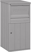 Suncast 33.5-Gallon Capacity Package Delivery Box, Parcel Drop Box with Lock, Weather Resistant Outd