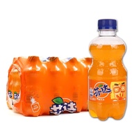 可口可乐（Coca-Cola）芬达Fanta橙味汽水 碳酸饮料 整箱装 芬达pet瓶装300ml*12