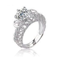 [HCM]Nhẫn nữ stye hàn đá zicom sáng long lanh cực chất N50-S925