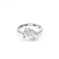 42J Jewelry ATTRACT Engagement Ring Diamond Ring Ring Jewelry Ring Ring Woman 925 Ring Pink Finger R