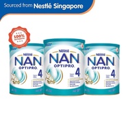 (Bundle of 3 tins) Nestle Nan Optipro 4 1.6kg (Singapore Source)