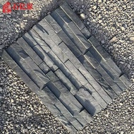 Garden Antique Brick Stone Blue Slate3D Black Concave-convex Culture Indoor Villa Project Outdoor Ba