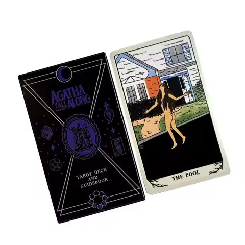 Agatha All Along Tarot Deck A 78 Cards Deck English Version Fate Predictive Divination Party Cards, 