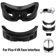 Interface Bracket Sponge Leather Pad Pico 4 VR Headset Replacement Washable Face CoverMask for PICO4