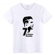 Áo Thun Tay Ngắn CR7 Của Juventus Ronaldo Real Madrid Quần Áo Bóng Đá Thể Thao Rộng Rãi Mùa Hè Thời