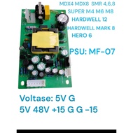 POWER SUPLAY MIXER ASHLEY MF-07 FOR TYPE SUPER M8 MDX-6 MDX-8 HERO-6 HERO-8 HARDWELL-12 HARDWELL MAR
