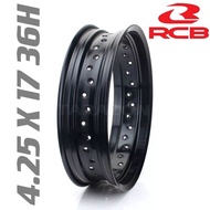 RCB ALLOY RIM 425X17 36H RACING BOY ALLOY WHEEL 4.25 17 36 HOLE SPOKE J17XMT4.25DOT J 17 X MT 4.25 D