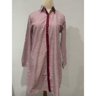 MERAH Et Cetera red striped Dress