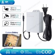 3600mah ni Dc 12v Back Up Daya Listrik Router Wifi /Modem Waterproof/Kabel Daya Khusus Kamera Keaman