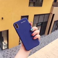 [Enter Code For Shipping Discount] Hard Case Cover The Entire Device Soul Rich Blue Plain Color IPho