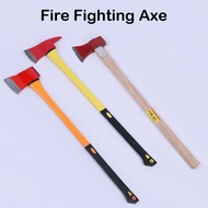 90cm Fire Fighting Axe Pick-Head Axe High Carbon Steel Head / Kapak Pemadam Api Kapak Kepala Bermata