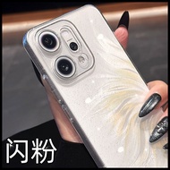 DAIMANG | เคสโทรศัพท์มือถือแบบโปร่งใสสำหรับผู้หญิง ดีไซน์หรูหรา ป้องกันการตกหล่น สำหรับ Oppo Reno14 