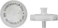 MACHEREY-NAGEL 729221.400 CHROMAFIL Extra PET Syringe Filter, Labeled, 0.2µm Pore Size, 25 mm Membrane Diameter (Pack of 400)