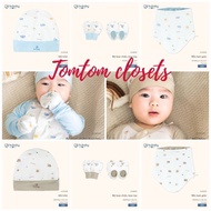 Bubaby SS26.T3.3 Collection of accessories: Hats, bibs, BTBC, baby blankets