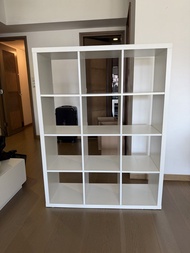 IKEA 12格格仔櫃 KALLAX 層架組合, 白色, 112x147 厘米