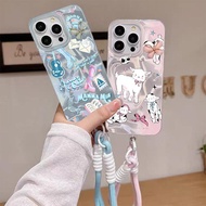 Fashion Lamb Bowknot Guitar Lanyard Case For Honor X5C 400 Smart X9D X7D X6C X8C X9C X7C X5B X5 200 