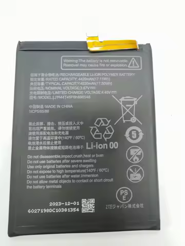 Original New Li3844T45P8h896546 Replacement Battery For ZTE Blade V40S Axon 40 SE batteies For Nubia