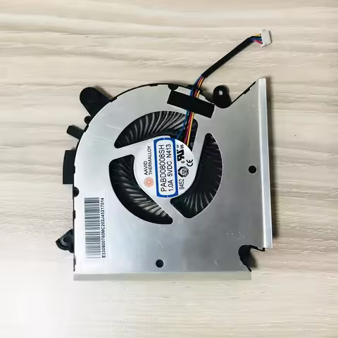 New Laptop CPU Cooling Fan for MSI GF63 16R1 16R2 Cooler Radiator PABD08008SH DC 5V 1.0A N413