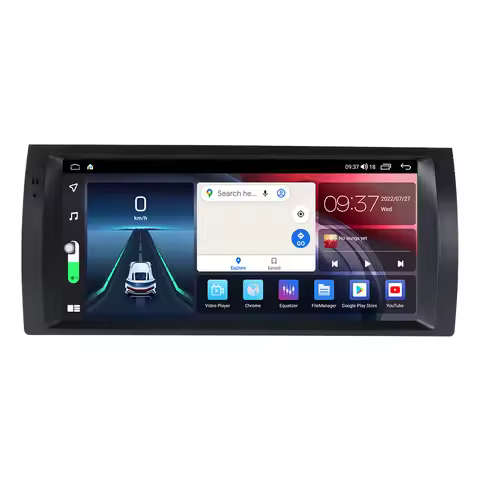 MS Car Android Qled Screen Mp3 Car Player Video Radio 10.33inch For BMW X5 E39 E53 1999-2006