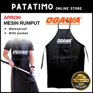 Ogawa Brush Cutter Apron With Pocket / High Quality Waterproof / Apron Mesin Rumput