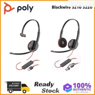 GlobalHubOriginal Plantronics Blackwire 3210 3220 Wired Headphone Headset with Boom Mic