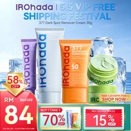IROHADA Whitening Repair, Brighten & Fade Spots | Cleanser, Cream, Sunscreen, Clay Mask for All Skin