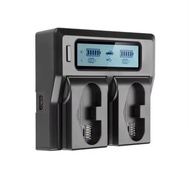 Intelligent Dual Battery Charger LP-E19 LP-E4N Lithium-Ion Battery for Canon EOS R3, 1D X Mark III, 