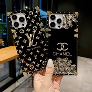 Casing For OPPO Reno 7 6 5 4 Pro 4G 5G 5F 2F 2Z Luxury Fashion Square Tide Brand Mobile Phone Case Cover