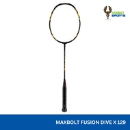 Maxbolt Fusion Dive X 129 (4UG5) badminton racket + string & grip