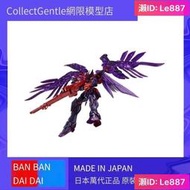 全場萬代限定MG 1100 飛翼鋼彈零式E 交叉對比色 透明紫 拼裝