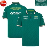 2025 Newest F1 Racing Suit + Aston Martin Team F1 Racing Jersey + Summer Men&Women Short Sleeve Polo