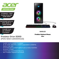 Acer Predator Orion 5000 PO5-650-13400W11D Gaming Desktop PC ( i5-13400F, 16GB, 512GB SSD, RTX 4070Ti 12GB, W11 )