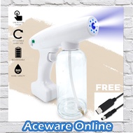 YJ-02 WIRELESS UV DISINFECTANT FOGGING MACHINE RECHARGEABLE ELECTRIC STEAM SPRAY GUN NANO ATOMIZER S