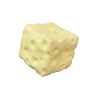 *-*Jumbo Cheese Cube Stress Ball Big Cheese Shapeable Squeeze Ball Non-Bounce Fidget Toy ASMR Sensor