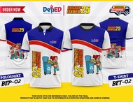 Fully sublimated BRIGADA ESKWELA 2025POLO & T-SHIRT for men and women teacher polo tops are comforta