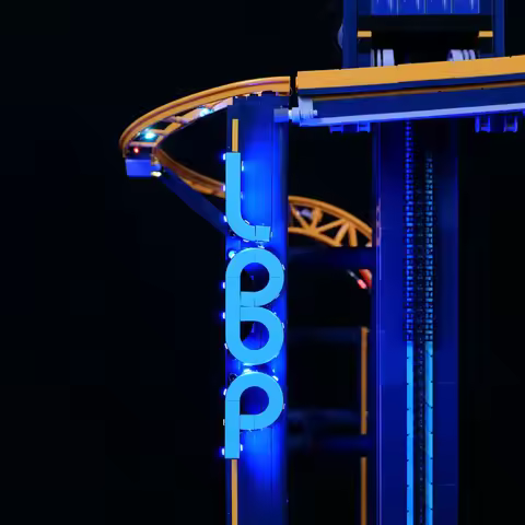 LED Light Kit for LEGO Loop Coaster 10303 Not Included Building Blocks