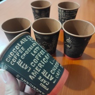 Brown Paper Cup Size 8 oz - 8oz coffee - Brown coffee Cup contains 50 pcs