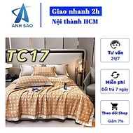 Bộ chăn ga gối tencel lụa A dùng được cho nệm 1m6x2m / 1m8x2m