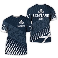 pride polo scotland fashion 3d all over printed clothes da305fashionable men's short-sleeved 3d prin