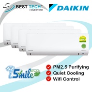 DAIKIN ISMILE SERIES (INVERTER) – SYSTEM 4 AIRCON (MKM85VVMG/4xCTKM25VVMG) WITH FREE INSTALLATION