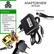 New 9V 0.6A MDM FIBER adapter
