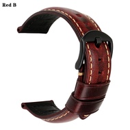 MAIKES Watch Strap Bracelet Watch Accessories 20mm 22mm 24mm Vintage Cow Leather Watch Band For Pane