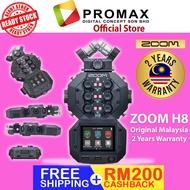 Zoom H8 8-Input / 12-Track Portable Handy Recorder (100% Original Zoom)