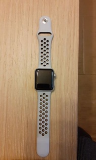 apple watch 3（NIKE）GPS 38mm  90%新 附原裝全新錶盒加一條全新原裝錶帶