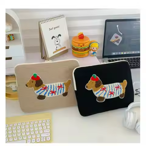 Cute Laptop Sleeve Bag 11 13 14 15 15.6 Inch For Macbook Air13 Pro Lenovo 16 Notebook Soft Case Ipad