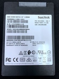 SanDisk SSD X400 SATA3 2.5" 128GB SD8SB8U-128G-1001 Hard disk Tested