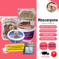 [ Chill ] Emborg Mascarpone Tatua Mascarpone OKI Mascarpone Mascarpone 500G [READ DESCRIPTION BEFORE